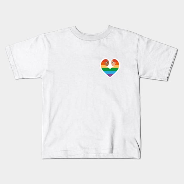 Love is Love Kids T-Shirt by damppstudio